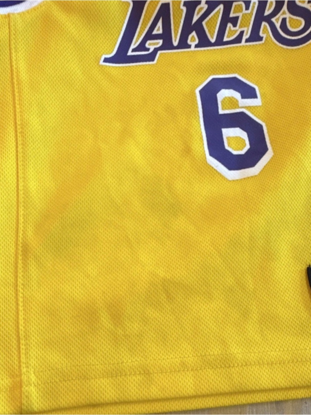 Nba Los Angeles Lakers #6Lebronjamesjerseytoddler4T - Picture 11 of 12